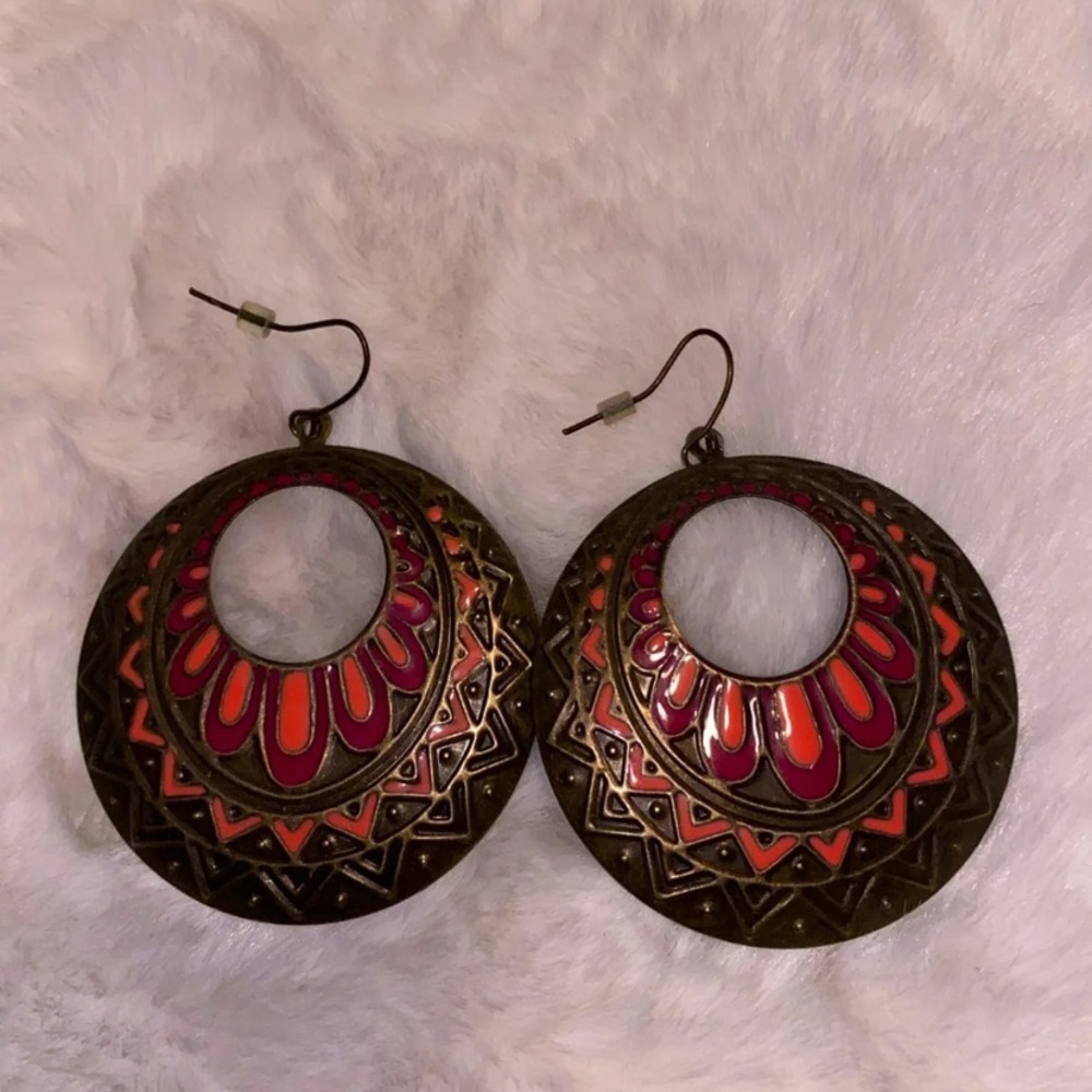 Boho style earrings